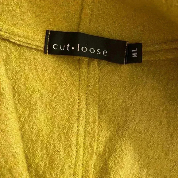 Cut Loose Women’s Vest Wool Boucle Green Buttons Pockets Lapel M-L - Picture 10 of 14